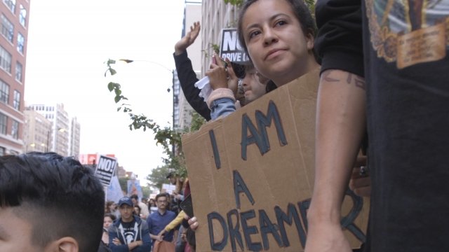 Picture from a protest for DACA protections