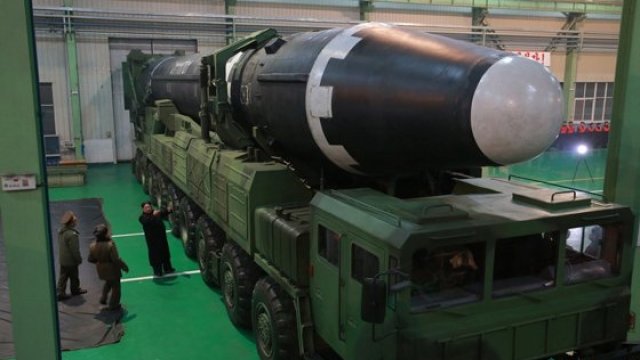 North Korean Hwasong-15 missile