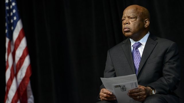 Rep. John Lewis attends event.