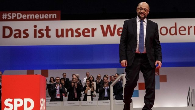 Social Democratic Party of Germany leader Martin Schulz