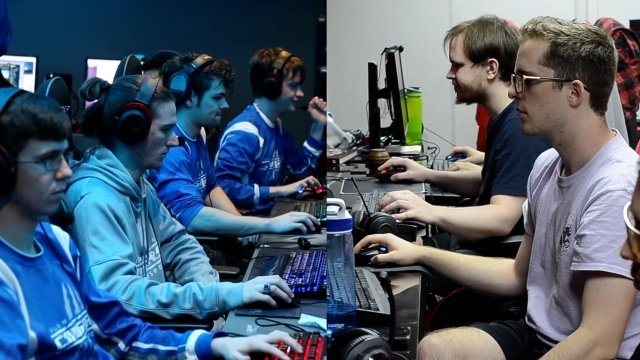 Esports teams practice at Columbia College and Maryville University