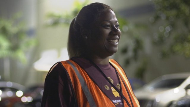 Lashonda Johnson is a part-time associate at an Amazon warehouse in Miami