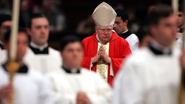Cardinal Bernard Law.