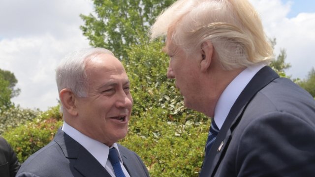 Prime Minister Benjamin Netanyahu, President Donald Trump