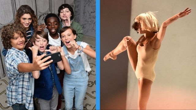 Cast of "Stranger Things" and Maddie Ziegler