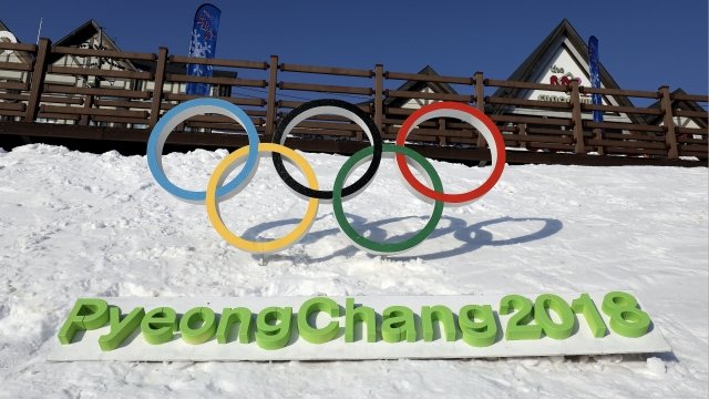 Pyeongchang Olympics sign