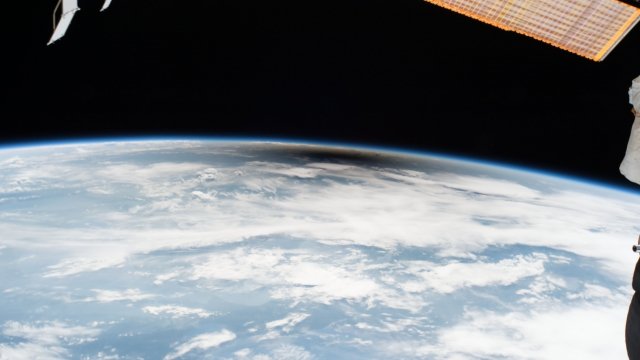 Earth's atmosphere as captured from space
