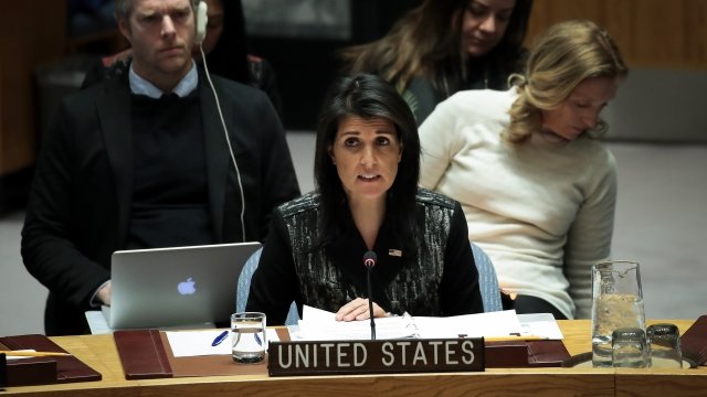 U.S. Ambassador to U.N. Nikki Haley