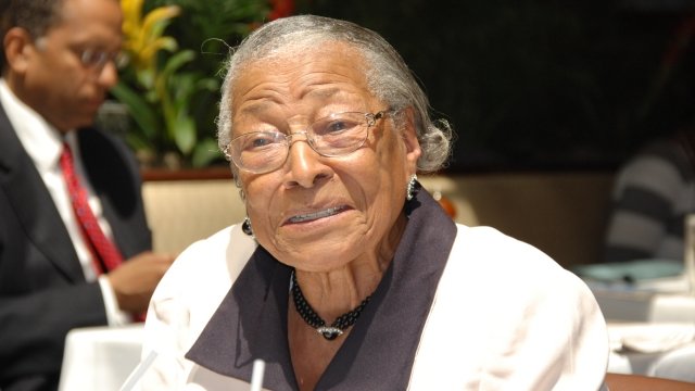 Recy Taylor in Washington, D.C., where she was honored at the National Press Club in 2011.