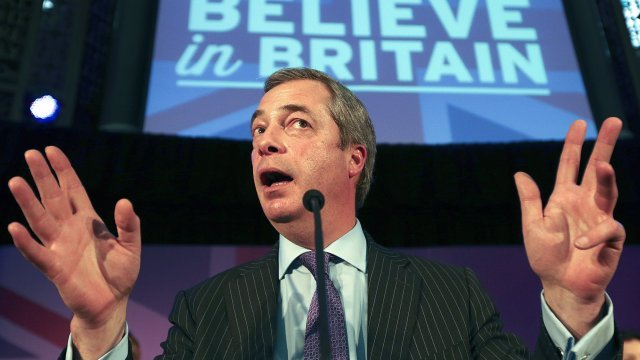 Former UKIP Leader Nigel Farage