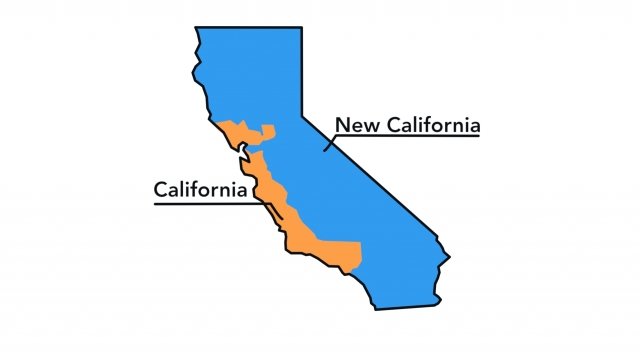 New California and California illustration