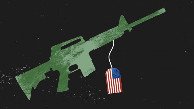 America owns a huge share of the arms export market
