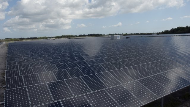 Solar Panels at NASA's Kennedy Space Center