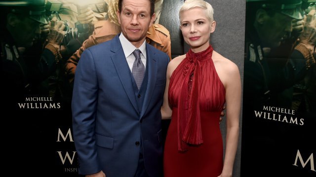Actors Mark Whalberg and Michelle Williams