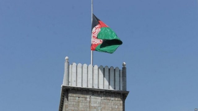 Flag at half-staff in mourning