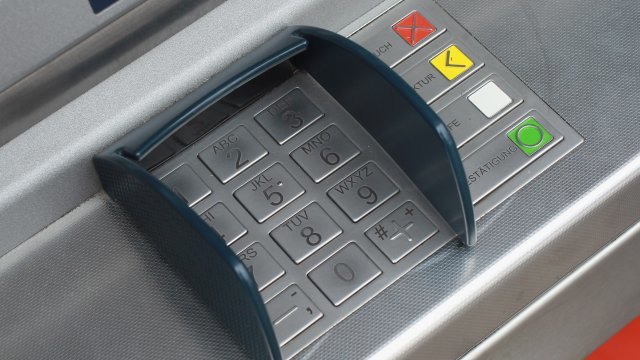 ATM keypad