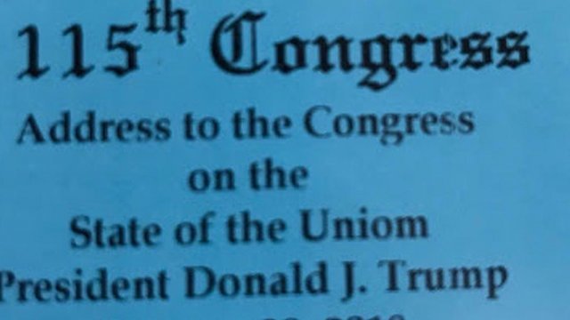 Ticket to "State of the Uniom" address