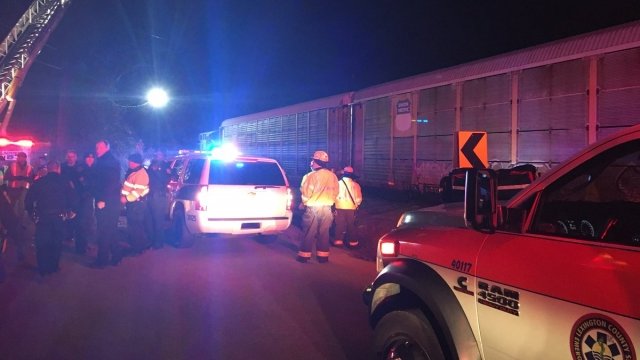 Amtrak collision with a freight train