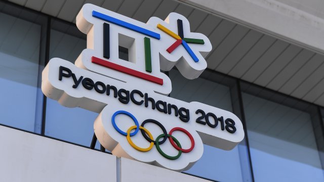 The Pyeongchang 2018 Winter Olympics logo