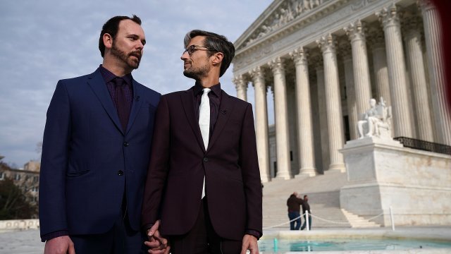 Plaintiffs in Colorado same-sex discrimination Supreme Court case