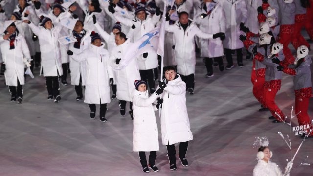 Korea marches at 2018 Winter Olympics