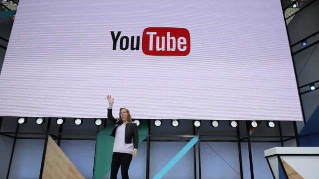 YouTube CEO Susan Wojcicki gives keynote address.