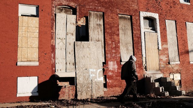 Abandoned buildings in Baltimore