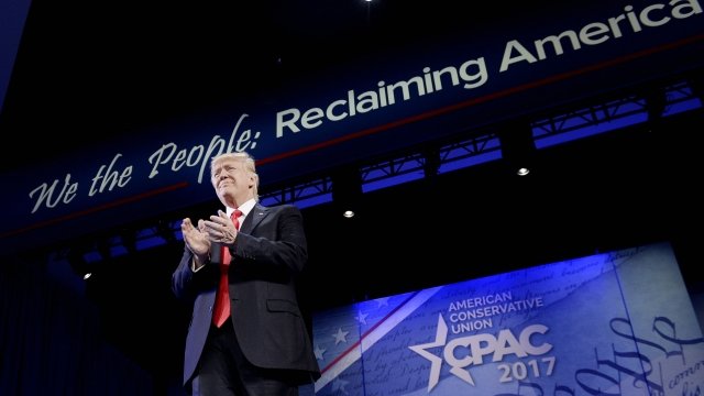 Donald Trump speaks at 2017 CPAC