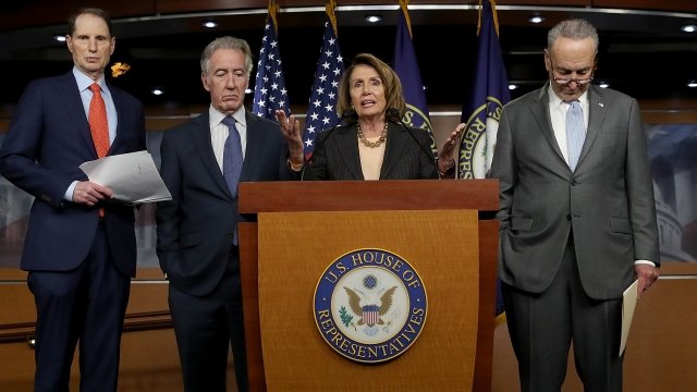 Democrats hold a press conference