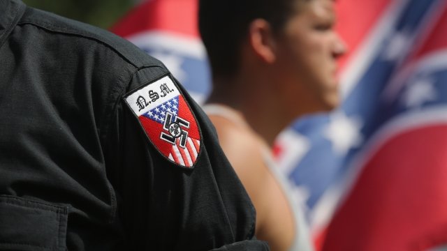 Neo-Nazis partipate in KKK demonstration