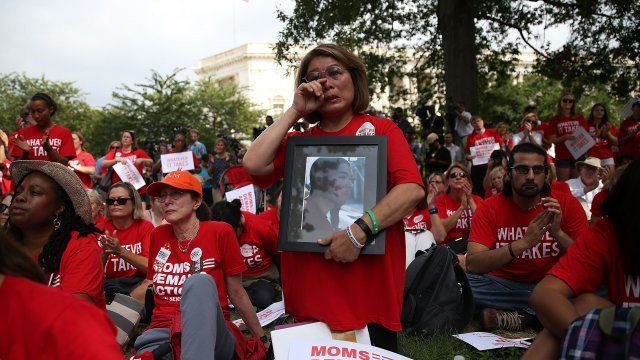 Moms Demand Action and Everytown Survivor Network rally