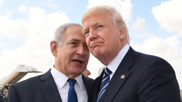 Israeli Prime Minister Benjamin Netanyahu and U.S. President Donald Trump