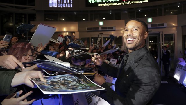 Seoul premiere of 'Black Panther'