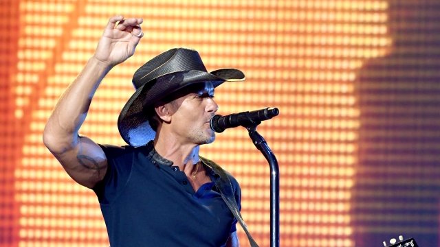Tim McGraw at Staples Center in Los Angeles