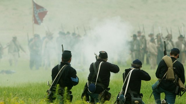 Civil War re-enactment