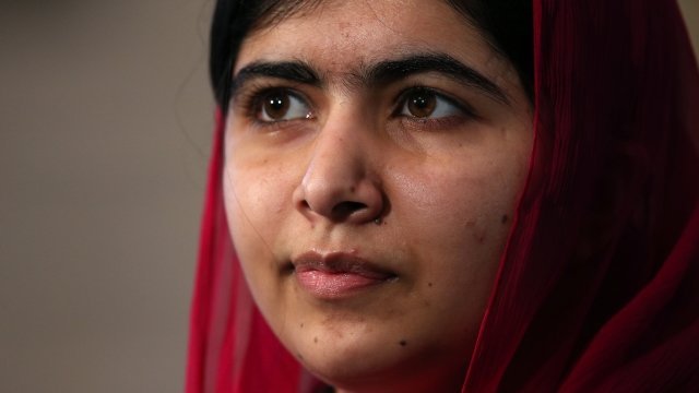 Activist and Nobel Peace Prize winner Malala Yousafzai.