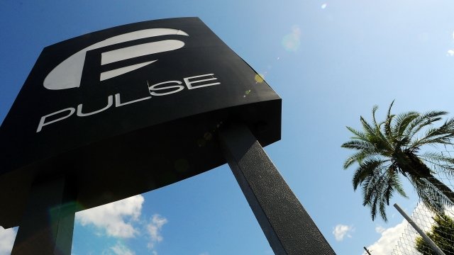 A sign for Pulse nightclub