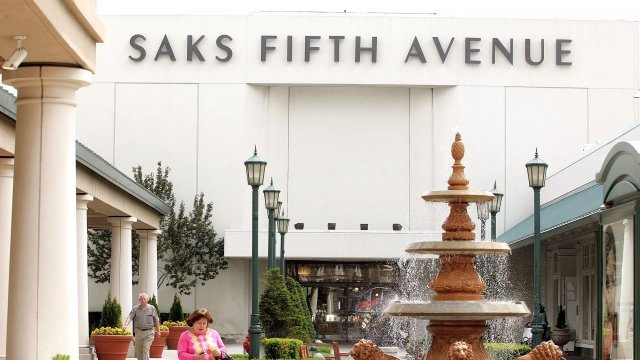 A Saks Fifth Avenue storefront