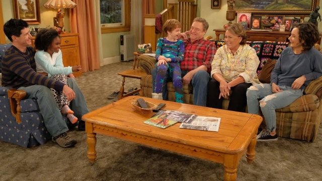 The Conner family of "Roseanne"