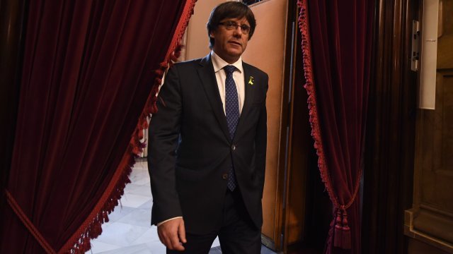 Former Catalan separatist Carles Puigdemont