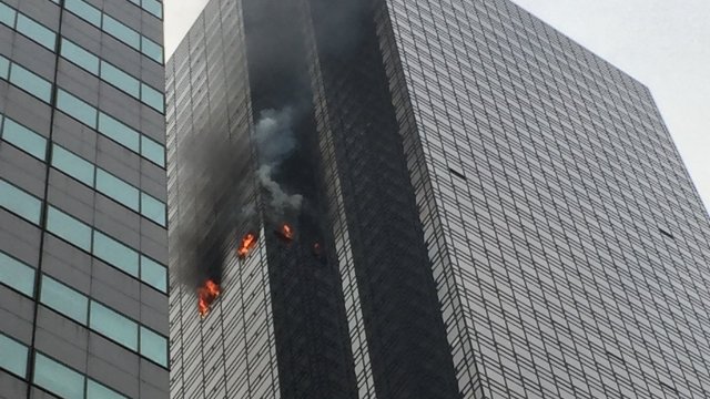 Fire at Trump Tower