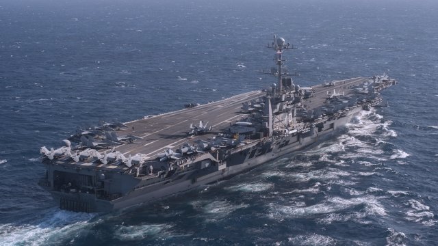 The aircraft carrier USS Harry S. Truman