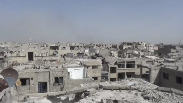 A skyline in the Eastern Ghouta region