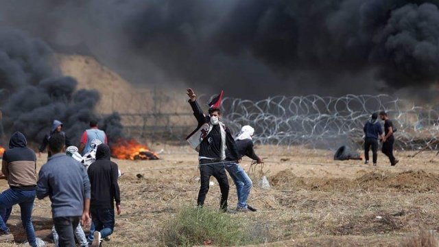 Palestinians in Gaza