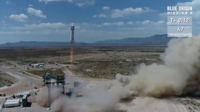 New Shepard rocket launch