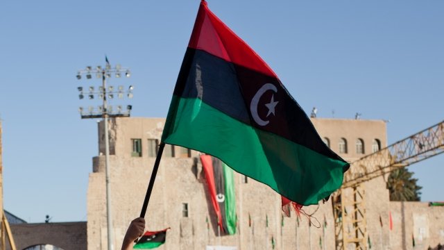 Libya's flag.