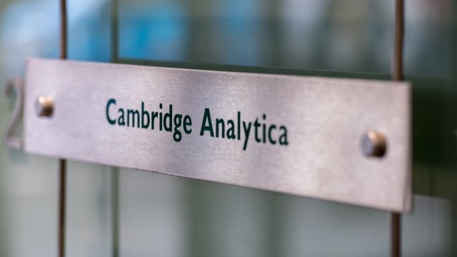 Cambridge Analytica sign