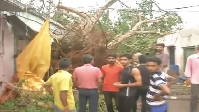 Powerful storms in India left dozens of people dead.