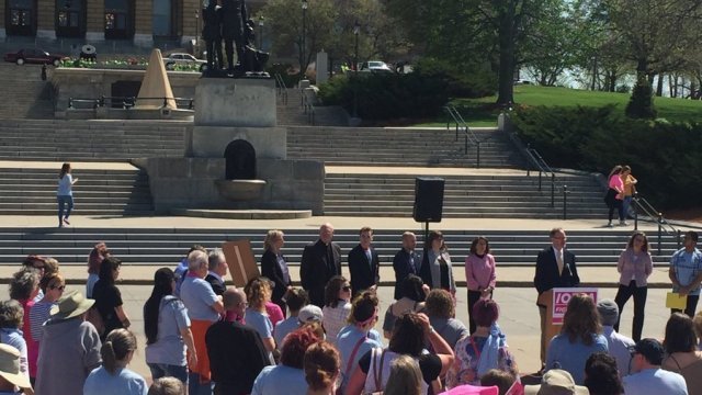 Pro-Choice groups gather At Iowa's Capitol