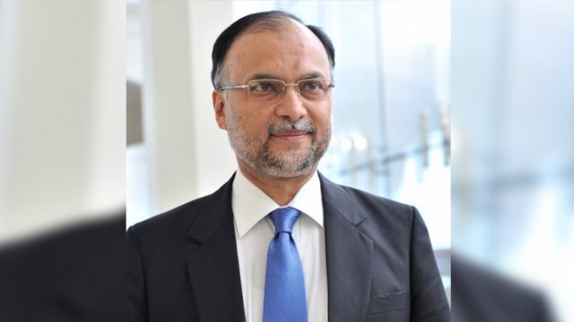 Pakistan's Minister for the Interior Ahsan Iqbal Chaudhary